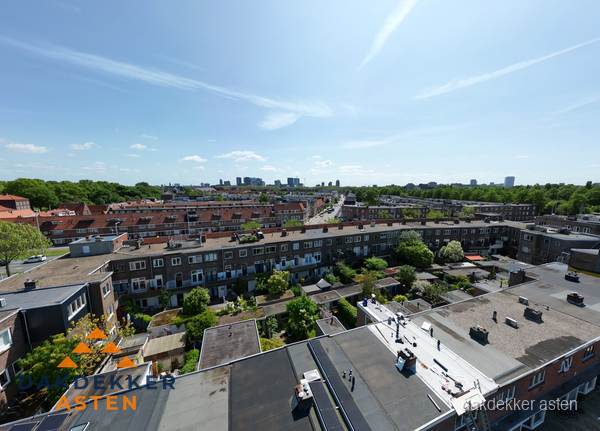 Luchtfoto van daken en dakgoten in Asten Luchtfoto van daken en dakgoten in Asten